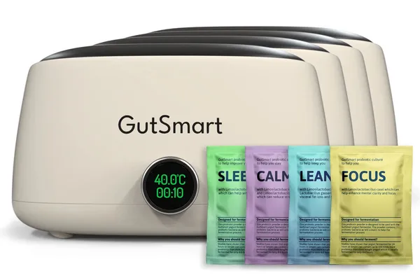 Early Bird: Get 4 GutSmart + 180 probiotic sachets