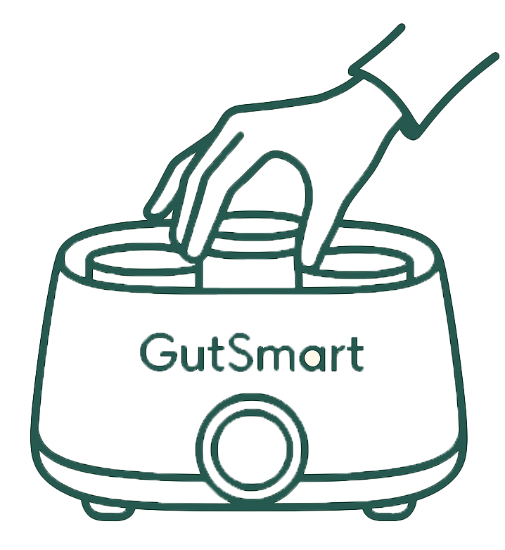 GutSmart device with yogurt