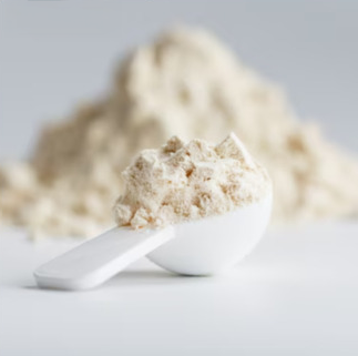 Probiotic powder with spoon